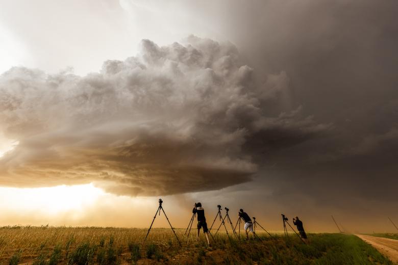 A professional photographer has revealed the reality of storm chasing and some of his craziest shots.
Mike Olbinski, 47, from Phoenix, Arizona, US, spends a lot of his time chasing and finding the best storms to photograph across the US – and he says the experience is exhilarating.
