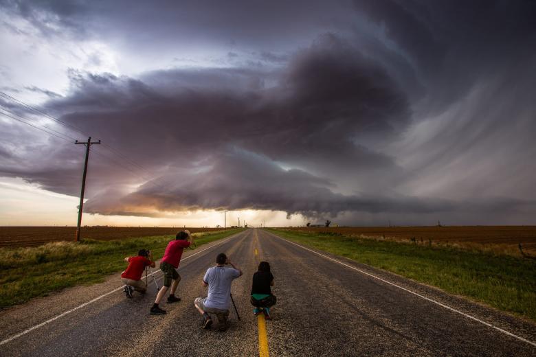 A professional photographer has revealed the reality of storm chasing and some of his craziest shots.
Mike Olbinski, 47, from Phoenix, Arizona, US, spends a lot of his time chasing and finding the best storms to photograph across the US – and he says the experience is exhilarating.