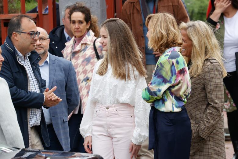 Princess of Asturias Leonor de Borbon during Youth and Cybersecurity Summit: Enjoy Internet Safely in Leganes, Madrid on Wednesday, 20 April 2022.