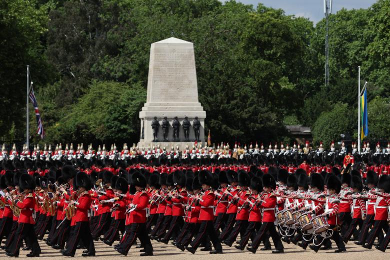 Desfile de Trooping the Colour en Horse Guards Parade