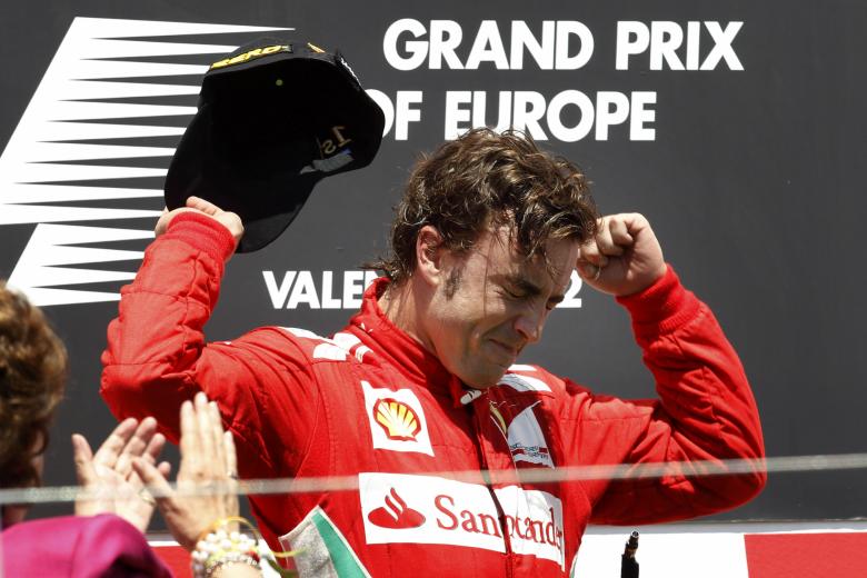 El Gran Premio de Europa del 2012 disputado en Valencia es una de las victorias más épicas y emocionantes de Alonso, que remontó desde la undécima posición hasta alcanzar el primer escalón del podio.