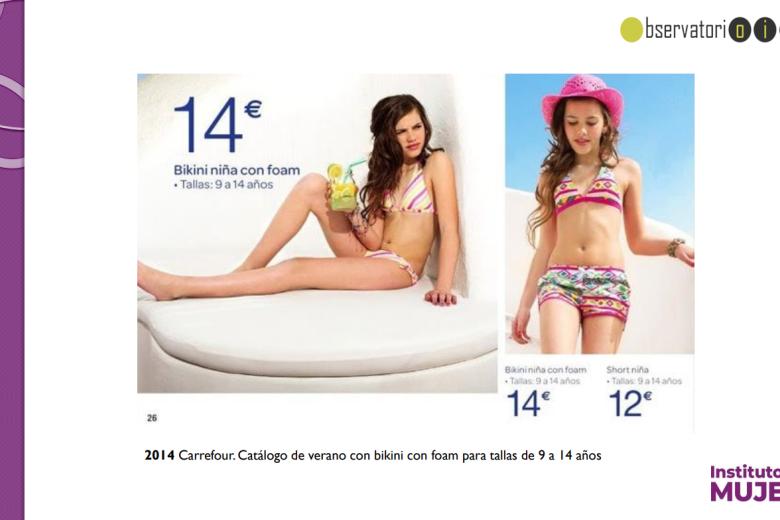 Sexualización niñas publicidad