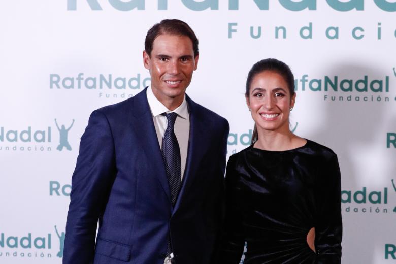 La pareja en un acto de la Fundación Rafa Nadal en Madrid en 2021