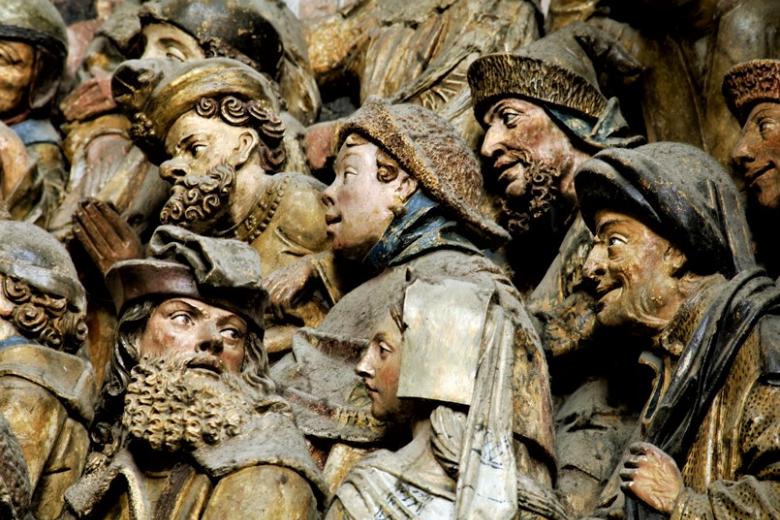 Escenas de la vida de san Fermín, en la catedral de Amiens