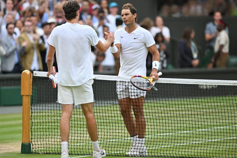 Nadal y Fritz protagonizaron uno de los grandes duelos de la presente edición de Wimbledon