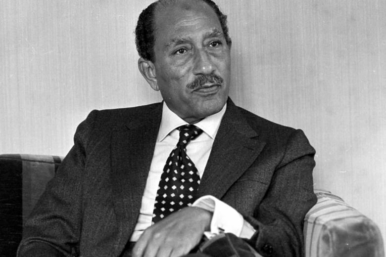 Anwar al Sadat, presidente de Egipto