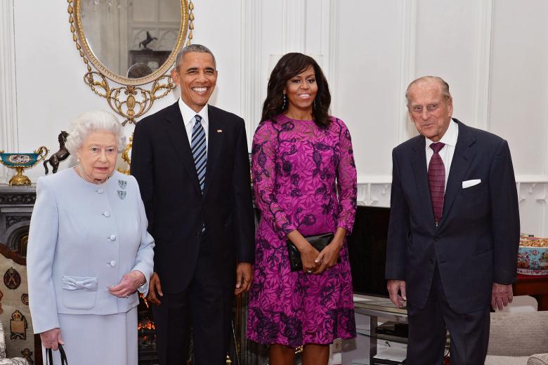 Isabel II Obama