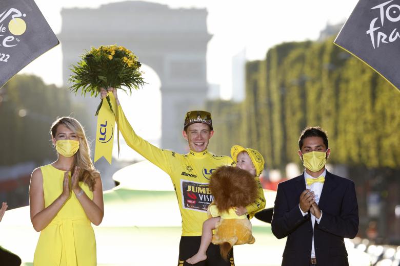 El gran protagonista, vencedor del Tour de Francia 2022: Jonas Vingegaard