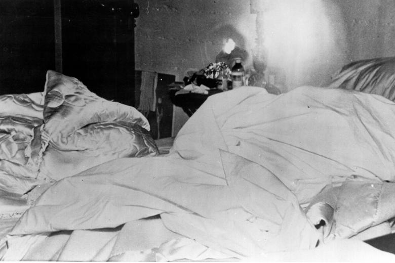 Imagen de la habitación donde falleció Marilyn Monroe