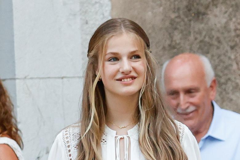 Princess of Asturias Leonor of Borbon during a visit to Cartuja de Valdemossa in Mallorca, on Monday 01 August 2022.