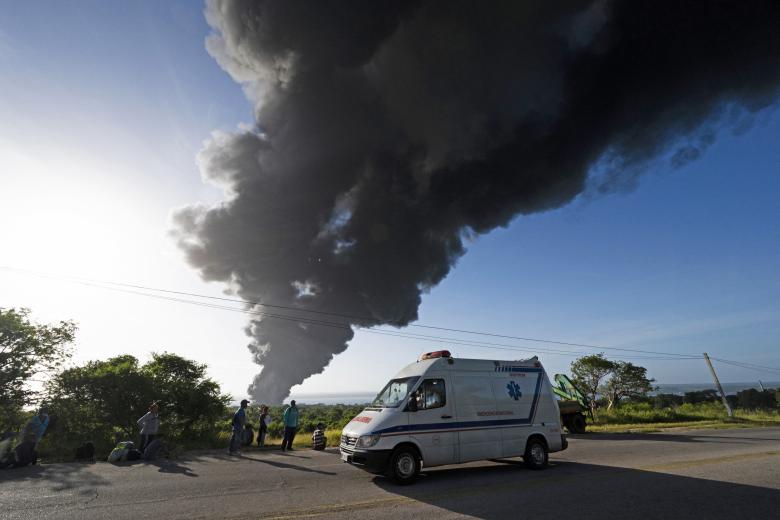 Incendio depósito de combustible Cuba 6