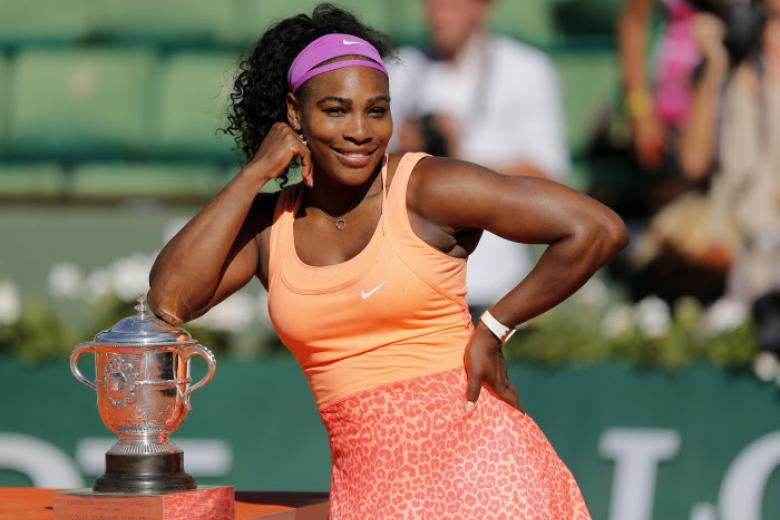 Tres veces ganó Serena Williams Roland Garros, el Grand Slam de la hierba