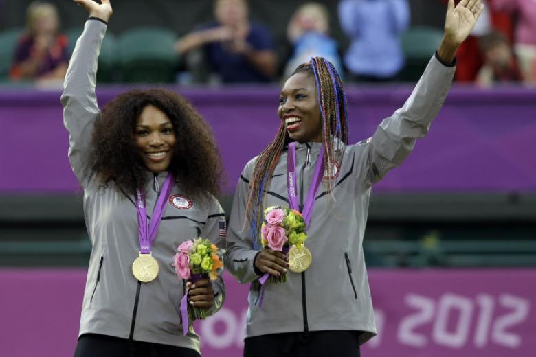 Serena Williams ganó junto a su hermana el oro olímpico tanto en Londres 2012 como en Pekín 2008