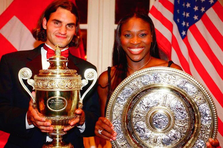 En 2003, junto a Roger Federer, como ganadores de la edición de Wimbledon de ese año