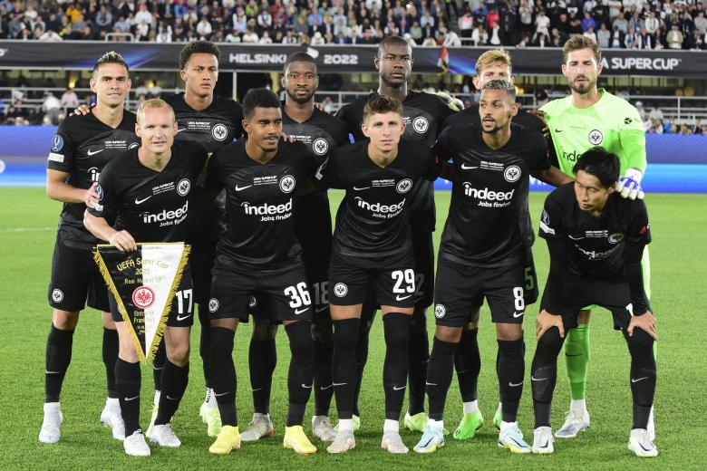 El equipo titular del Eintracht de Frankfurt, campeón de la Europa League la pasada campaña