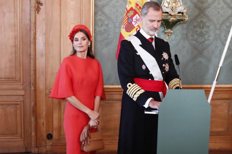 Felipe VI y la Reina Letizia, durante su visita de estado a Suecia en noviembre de 2021