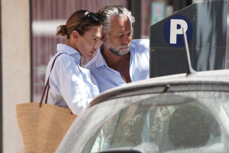 Former model Nieves Alvarez and Bill Saad in Ibiza 08 August 2022
