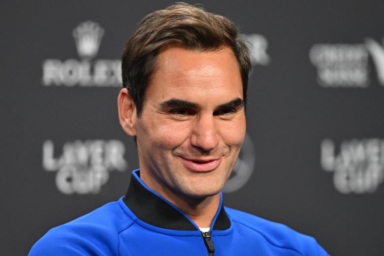 Federer en la rueda de prensa previa a su último partido