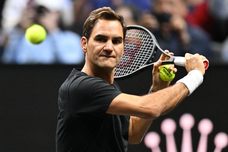 El último entrenamiento de Roger Federer como tenista en activo