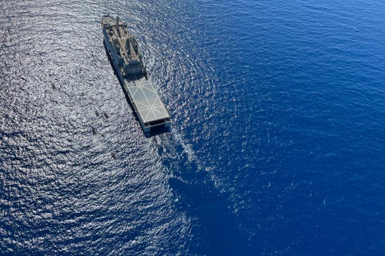 La labor del Buque de Asalto Anfibio Castilla junto al Grupo Naval de Playa permiten proyectar el poder naval sobre tierra
