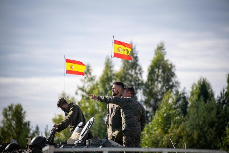 Militares españoles del Ejército de Tierra desplegados en Letonia participan en el ejercicio multinacional Silver Arrow. Estas maiobras se han desarrollado en el campo de maniobras de Camp Adazi, con la participación de alrededor de 4.200 soldados de 17 países de la OTAN