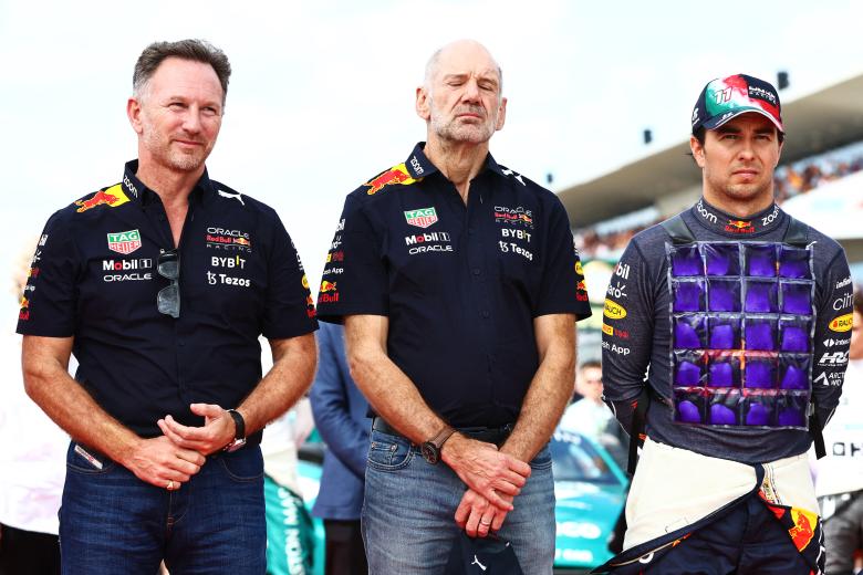 Christian Horner, Adrian Newey y 'Checo' Pérez, tres figuras claves este año en Red Bull