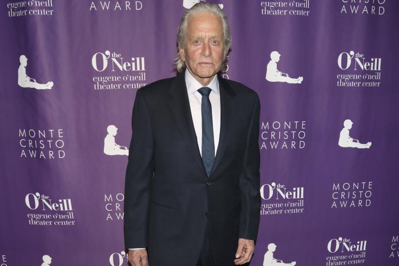 Actor Michael Douglas attending 21st Monte Cristo Awards Gala on Monday, April 11, 2022, in New York.