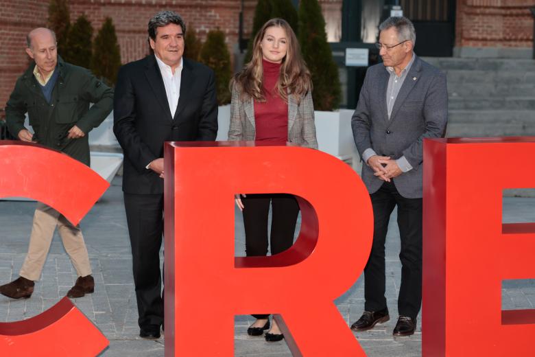 Princess of Asturias Leonor de Borbon during a meeting Young memmber of Cruz Roja Project in Madrid on Thursday, 15 December 2022.