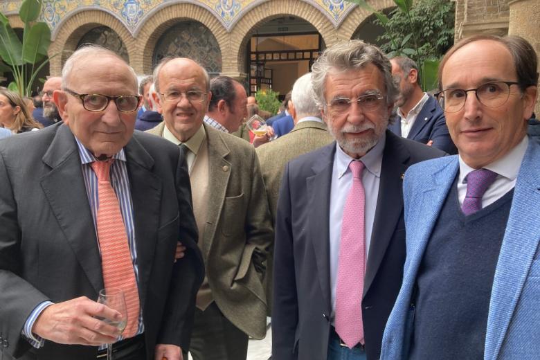 Felipe González de Canales, Andrés del Campo, Antonio Escribano e Iván de Arteaga
