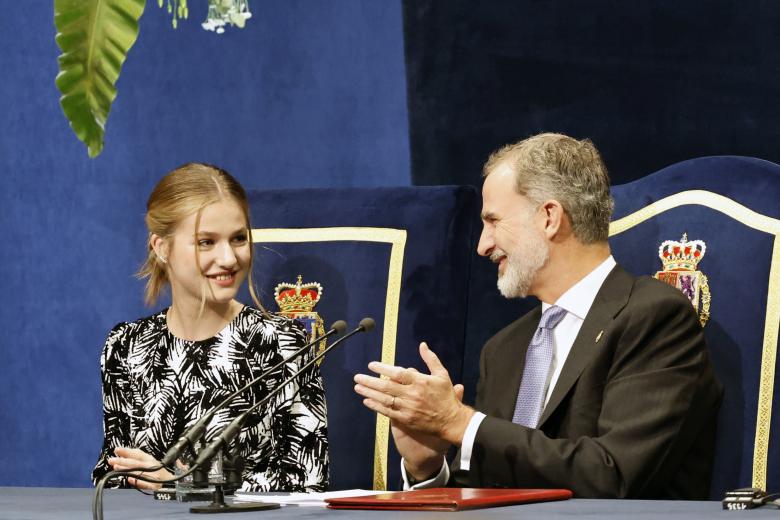 El Rey y la Princesa de Asturias, en los premios Princesa de Asturias 2022 en Oviedo