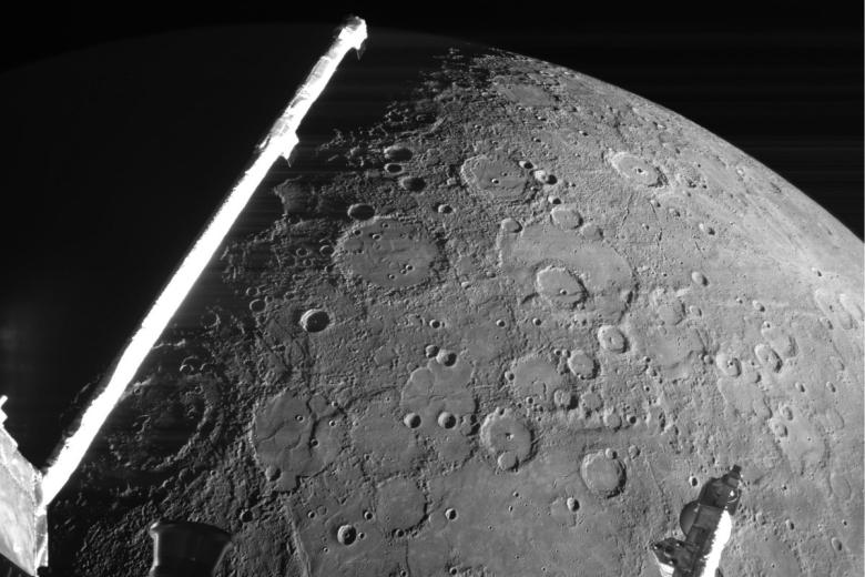 Espectaculares imágenes de la misión BepiColombo de la superficie de Mercurio.
