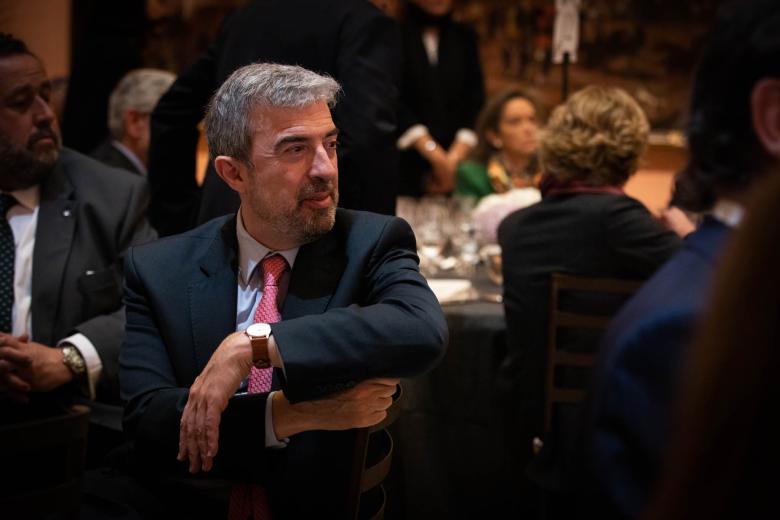 José Ángel Torralba en la gala de los premios de El Debate