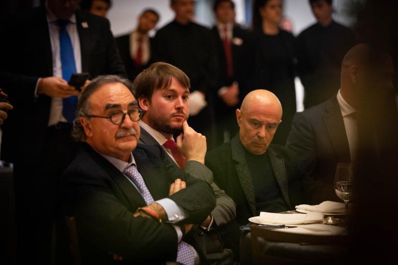 Eduardo de Rivas, subdirector de El Debate junto a Gabriel Albiac y Blas Herrero
