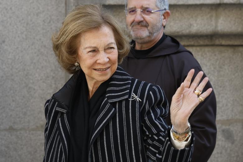 Queen Sophia Spain visit Cristo Medinacelli in madrid 03 March 2023