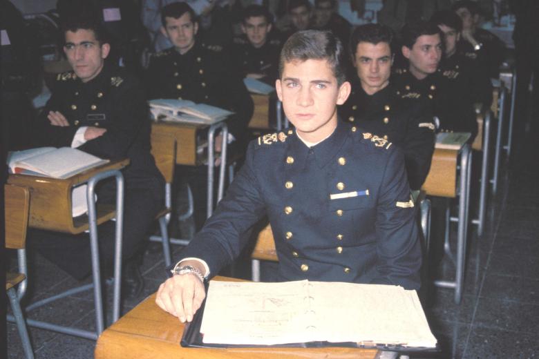 El príncipe de Asturias, Felipe de Borbón en la Academia General Militar de Zaragoza