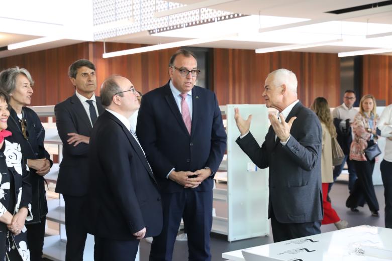 Acto de entrega de la nueva Biblioteca Pública del Estado en Córdoba a la Junta de Andalucía