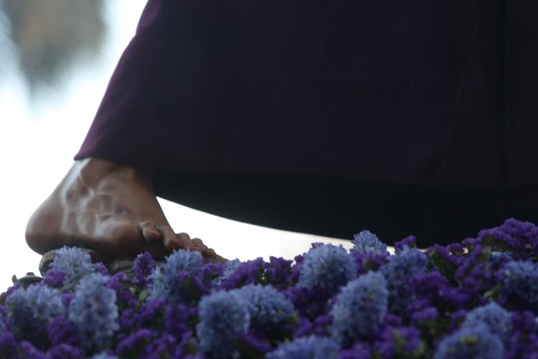 El vía crucis de Nuestro Padre Jesús del Soberano Poder en imágenes