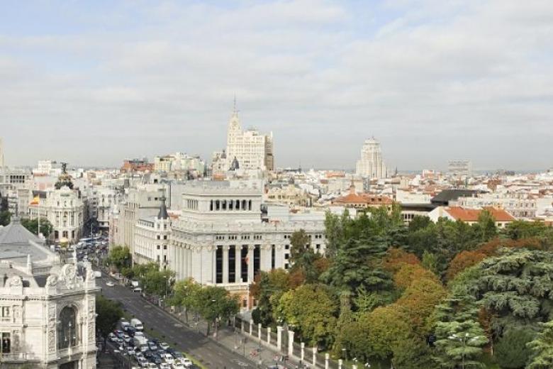 Vistas de Madrid desde el Palacio de Cibeles