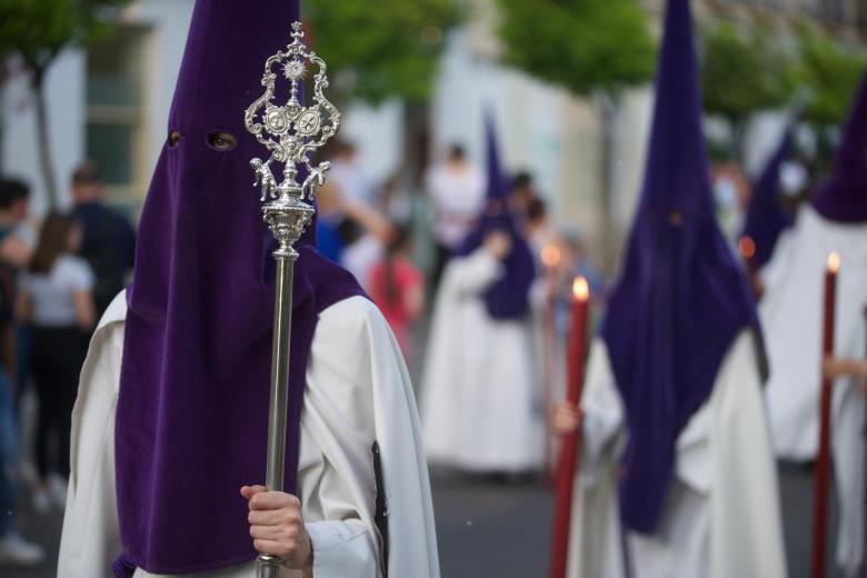 Salida procesional de la hermandad de la Sangre