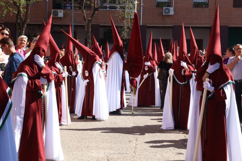 Salida procesional de la hermandad de la Piedad