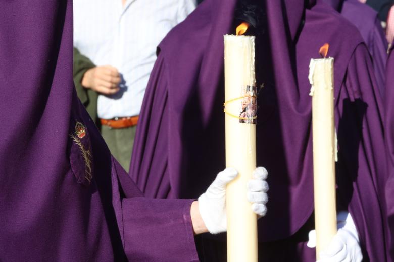 Salida procesional de la hermandad del Calvario