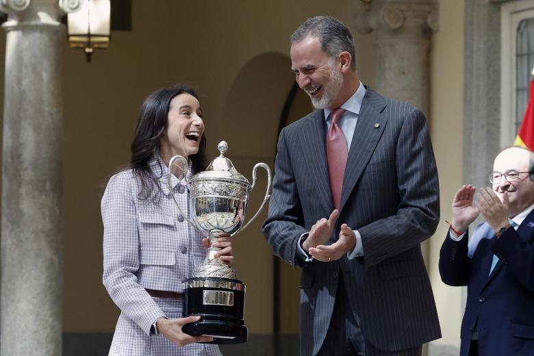 Premio Princesa Leonor al o la mejor deportista masculino o femenino menor de 18 años para Adriana Cerezo.