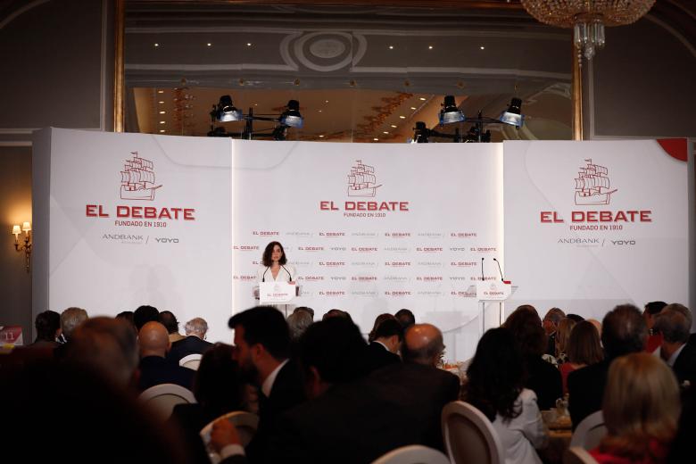Vista general del desayuno informativo de El Debate con Isabel Díaz Ayuso
