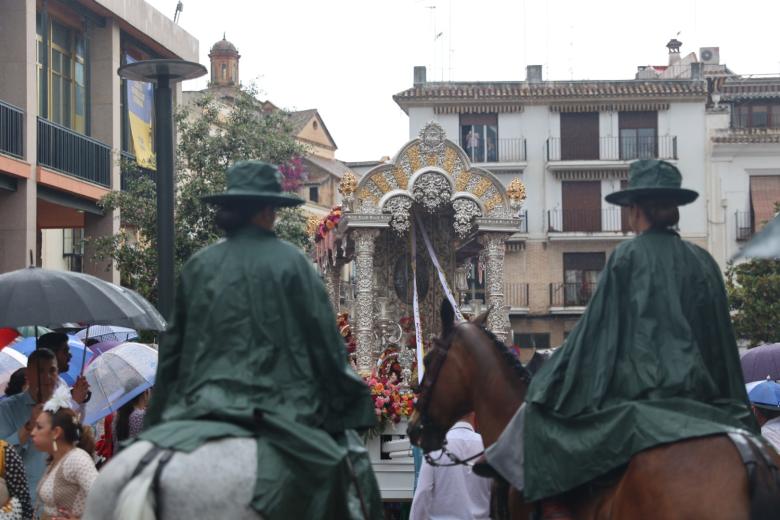 Salida hacia la aldea de Almonte de la hermandad de Córdoba