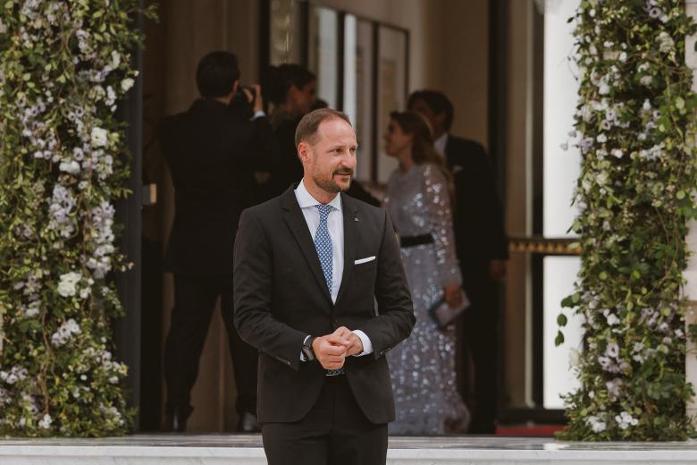 Crown Princess Victoria and Prince Daniel of Sweden leave at the Inter Continental Jordan Hotel in Amman, on June 01, 2023, to attend the wedding reception and the Royal banquet at the Al Husseiniya Palace Photo: Albert Nieboer / Netherlands OUT / Point De Vue OUT *** Local Caption *** .