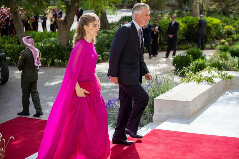 William, Prince of Wales and Catherine, Princess of Wales at the Zahran Palace in Amman, on June 01, 2023, to attend the Islamic marriage ceremony known as a katb ktab Photo: Royal Hashemite Court / Albert Nieboer / Netherlands OUT / Point De Vue OUT *** Local Caption *** .