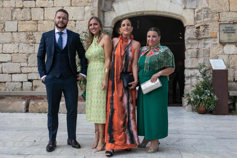 Leticia Requejo también estuvo presente en la boda que se celebró en Sant Martí d'Empúries, en Gerona.