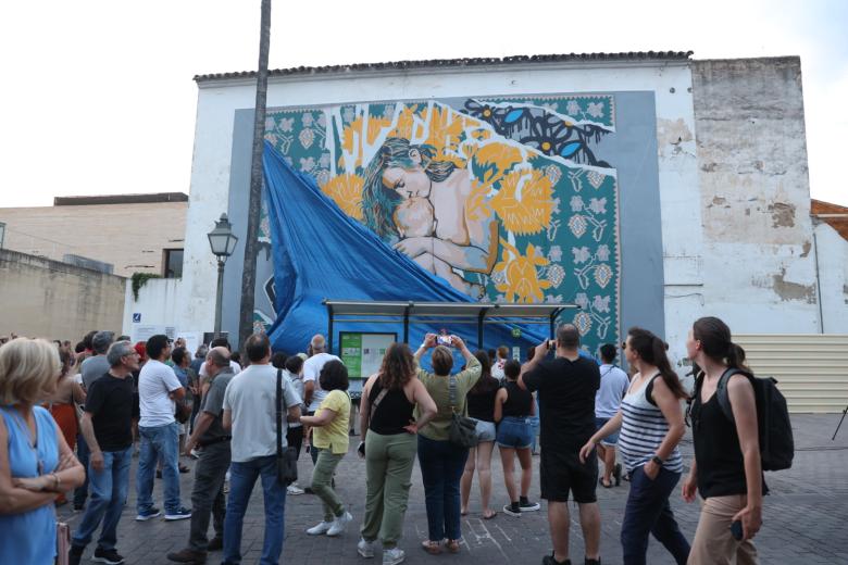 Inauguración del mural 'La Paz en nuestras manos -Peace in our hands'