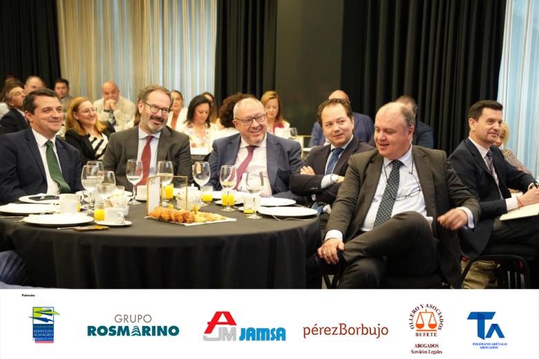 Ciclo de conferencias 'Excelencia en los servicios públicos 2023' organizado por La Voz de Córdoba y El Debate, en el que diserta sobre 'Infraestructuras y eficiencia en la Administración de Justicia de Andalucía'