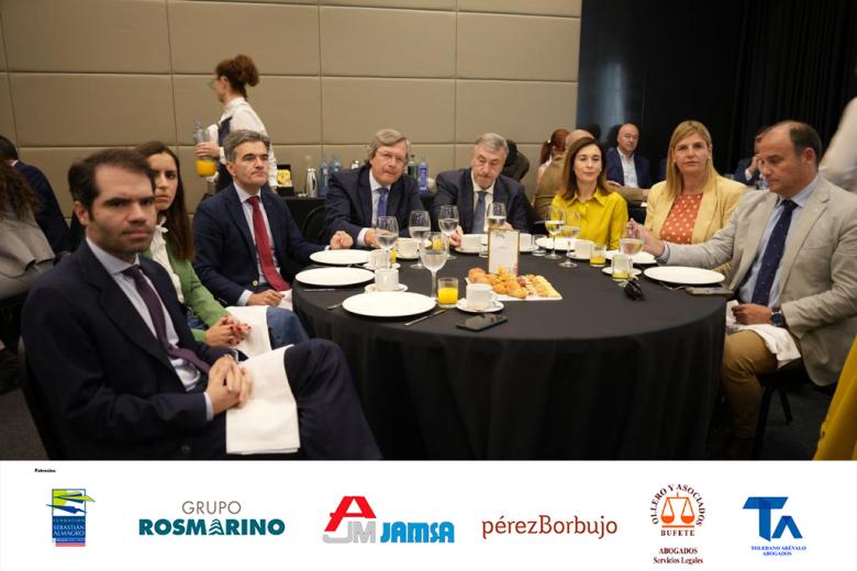 Ciclo de conferencias 'Excelencia en los servicios públicos 2023' organizado por La Voz de Córdoba y El Debate, en el que diserta sobre 'Infraestructuras y eficiencia en la Administración de Justicia de Andalucía'